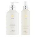 Zents Body Wash and Cashmere Oil Set (Sun Fragrance) Aloe Moisture Body Wash Soften and Moisturize Skin with Vitamin E and Organic Coconut Oil