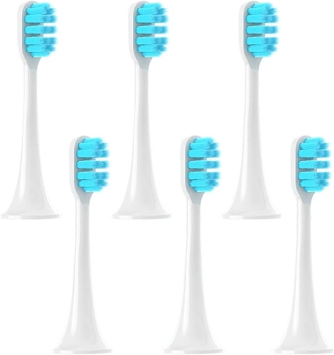 Compatible for T500C/T700/T300/T500 More Electric Toothbrush Heads(Blue-6pcs)