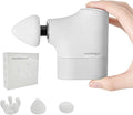 Mini Massage Gun Portable Deep Tissue Muscle Massager with 4 Heads Adjustable Speed &amp Pressure Quiet Powerful Motor Rechargeable Handheld Percussion Massager for Neck Shoulder Back &amp Leg