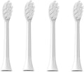 Replacement Toothbrush Head Compatible for SUBORT S6 Wave Electric(4 White Brush Head)