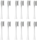 12PCS Replacement Tooth Brush Heads Compatible for X/X PRO/ Z1/ F1/ One/Air 2 /SE Sonic Soft Electric Toothbrush Cleaning(12pcs Grey)