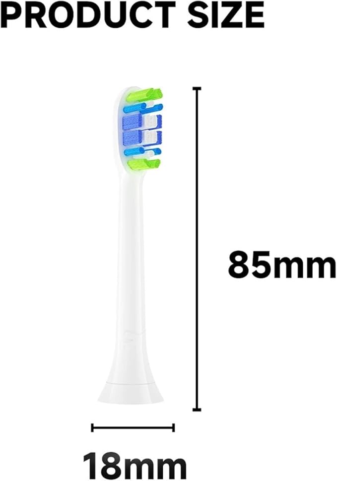 Replacement Toothbrush Heads Compatible for 4100 6500 6100 7500 5300 110016Pcs(Green)