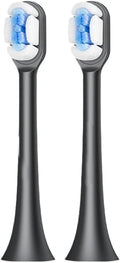 Compatible for SOOCAS X3S/X3U Replacement Toothbrush Heads x3pro/D2/D3S/D5 Tooth Brush Head Nozzle Jets(2 Soft Black)