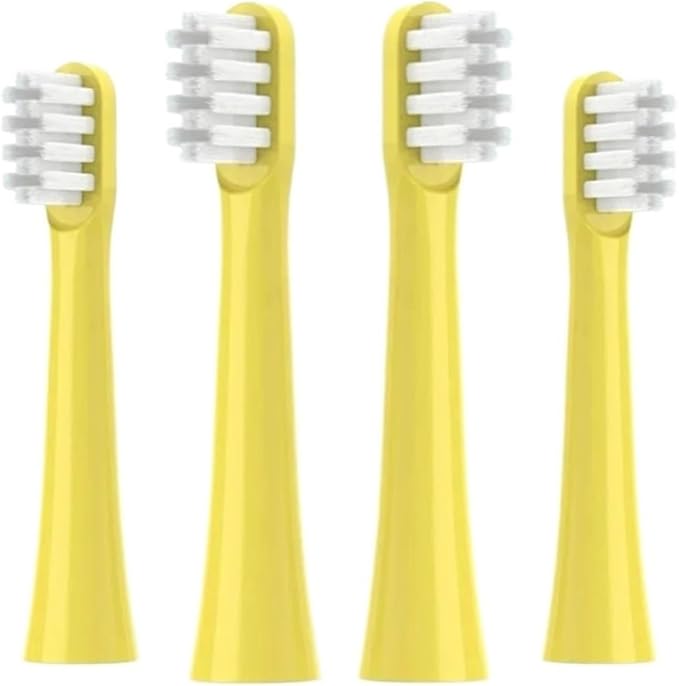 Replacement Toothbrush Heads Compatible for 360/B150/250R/E2/3504PCS/16PCS(Yellow 4PCS)