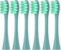 Replacemen Brush Heads Compatible for Oclean Flow/X Pro Elite/X Pro/F1 Sonic Electric Toothbrush Nozzle Soft Bristle(6 Green)