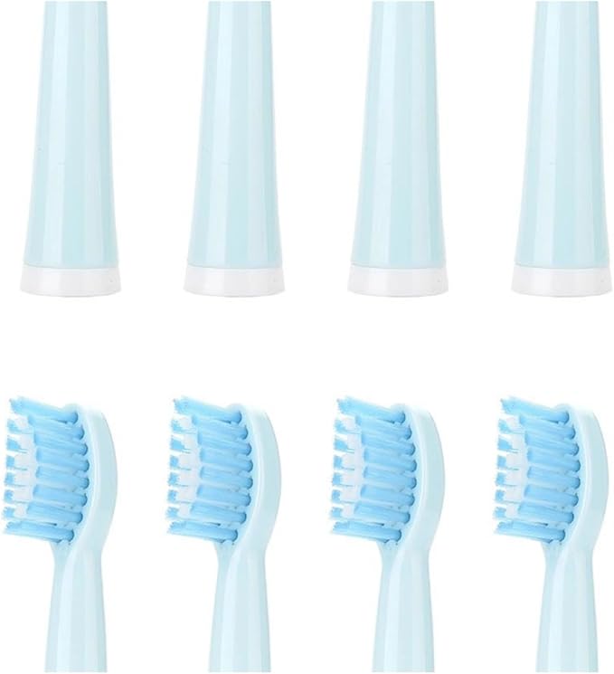 Replacement Toothbrush Heads Compatible for Rtauys M5 Electric Soft Brush Bristles Nozzle for Rays4-16Pcs(8PCS Blue)
