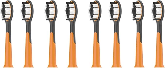 Durable Brush Heads Replacement for S9 Series(8 Black Brush Head)