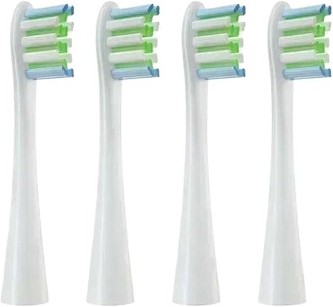 ReplacementCompatible for X/X PRO/ Z1/ F1 Brush Heads Toothbrush Soft Bristle Vacuum Head Nozzles(4White)