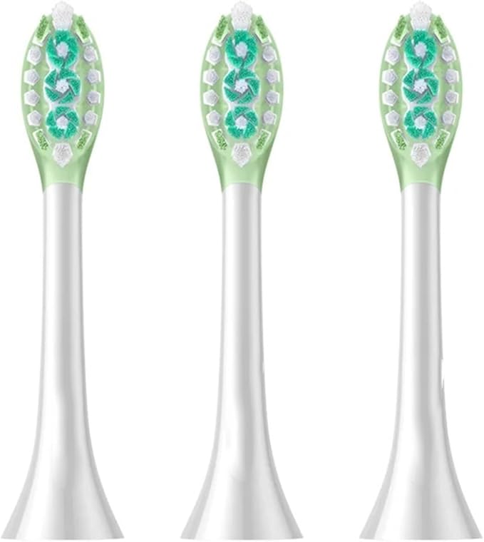 Replacement Brush Head Compatible for MES610 MES609 MES613 MES611 Toothbrush Pro Soft Bristle Nozzles(Green)