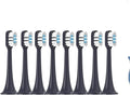 8PCS Replacement Brush Heads Compatible for XIAOMI MIJIA T700 Sonic Electric Toothbrush Bristle with Caps Sealed Pack(White)