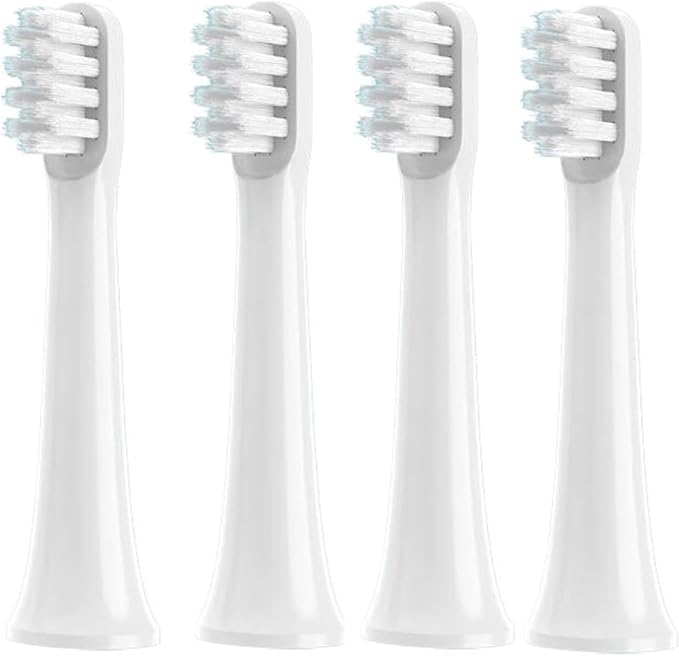 8PCS Toothbrush Brush Head Compatible for SOOCAS EX3 T100 Soft Bristles Deep Cleaning