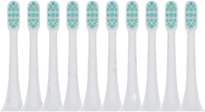 Replacement Brush Head Compatible for T500/T300 Electric Toothbrush Nozzles Vacuum DDYS01SKS Heads(10Pcs)