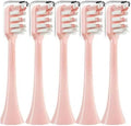 Replacement Brush Heads Compatible for X3 X5 V1 X3U 5-10pcs Bristle Electric Toothbrush Sealed Packed(5pink)
