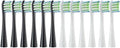 Replacement Brush Heads Compatible for Soft Bristle Nozzles 3 X/X PRO/ Z1/ F1/ One/Air 2 /SE Sonic Electric Toothbrush(6Black6White)