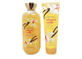 Whipped Vanilla 2 in 1 Body Wash and Bubble Bath 16 fl oz &amp Whipped Vanilla Body Cream 8 oz (Pack of 2)
