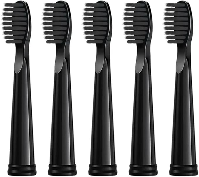Replacement Toothbrush Heads Compatible for SG-575/507B/508/551/958/908/909/917/610/659/719/910/548/2303 Electric(5 Black Care(Soft))
