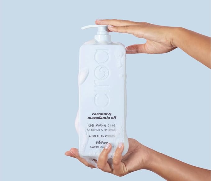 Coconut And Macademia Oil Shower Gel Nourish And Hydrate 33.8 fl oz / 1000 ml Ciroa Body