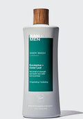 Raw (PREMIUM Men's) Sugar Body Wash/SCENT: Eucalyptus &amp Cedar Leaf (Crafted with a unique blend of Eucalyptus Jojoba Oil and Willow Bark Extract designed to cleanse nourish and revitalize) - 2