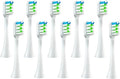 Replacement Toothbrush Heads for Compatible for All Series X3U/X3pro/X3S/D5/D2 Sonic Electric Soft Bristle Nozzle(10white)