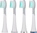 Rubberied Replacement Toothbrush HeadsCompatible for Mornwell D01/D02 Electric(White)
