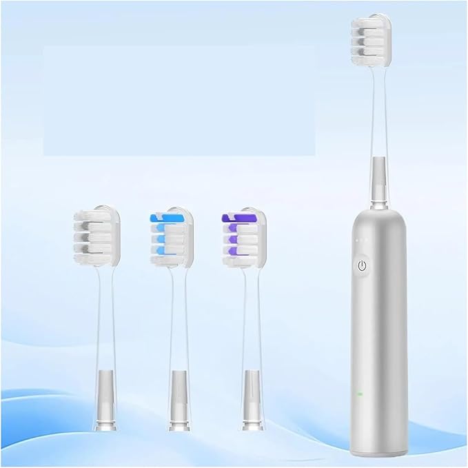 10 Pcs/Pack Replacement Toothbrush HeadsCompatible for Laifen Wave ElectricCompatible for Sensitive Transparent