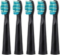 5Pcs Replaceable Brush Heads with Travel Storage Case Fit SG-507B 908 909 917 610 659 719 910 Daily Deep Cleaning(5 pc Black Heads)