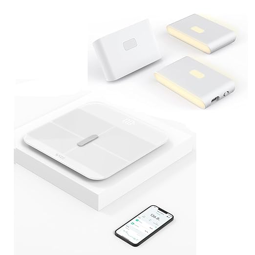 WYZE Smart Scale X White &amp 3 Pack WYZE Night Light
