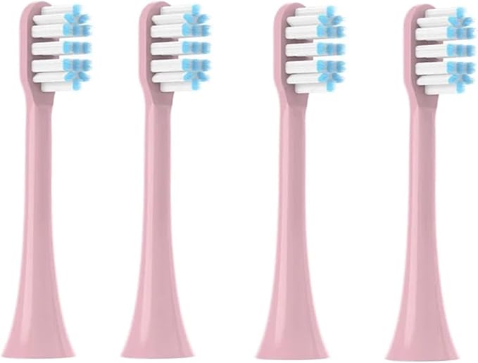 4-16Pcs Replacement Brush HeadsCompatible for SOOCAS X3/X3U/X5 Clean Soft Sonic Electric Toothbrush(8PinkBlue)