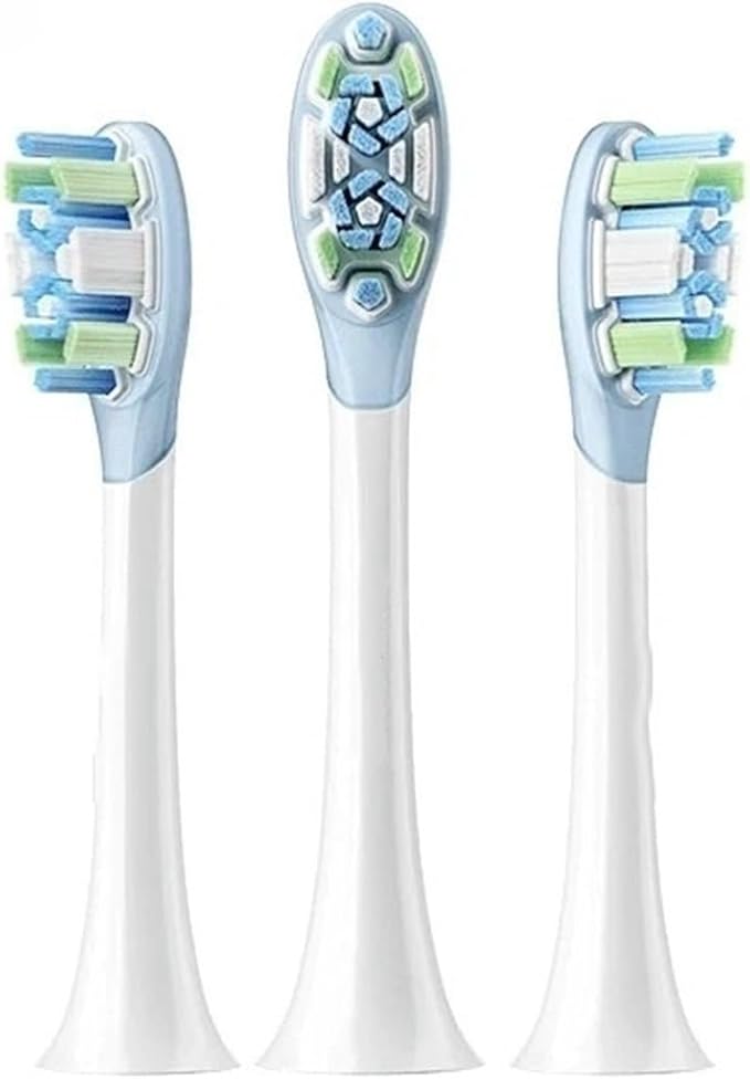 Oscillation Electric Toothbrush Replacement Heads Compatible for MES609 MES610 MES613(Clean Heads)