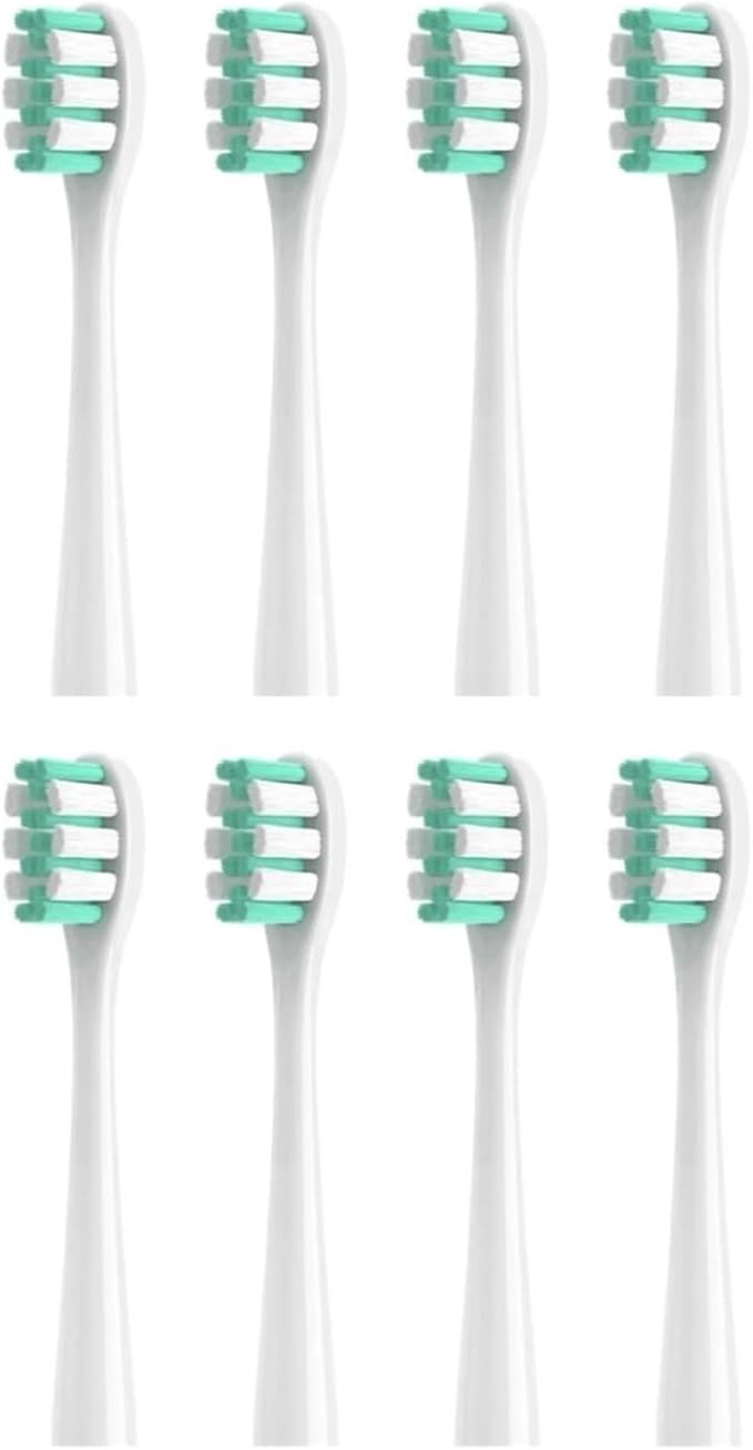 4/8/16Pcs Replacement Toothbrush HeadCompatible for Nandme NX7000 Sonic Electric Soft Bristle Tooth Brush(8WHITE Clean Type)