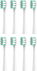 4/8/16Pcs Replacement Toothbrush HeadCompatible for Nandme NX7000 Sonic Electric Soft Bristle Tooth Brush(8WHITE Clean Type)