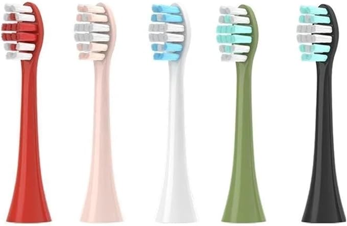 16pcs Replacement Toothbrush HeadsCompatible for B002DC/B009DC/B001/B004/B005/B006(16pcs White)