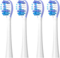 Toothbrushes Head Compatible for Usmile All Series Y1S/Y4/U1/U2/U3/P1/P4 Sonic Electric Toothbrush Soft Dupont Clean Nozzles(4 Clean Purple)