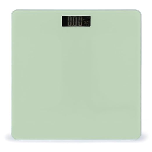 Automatic Switch Digital Bathroom Weighing Scale Smart Scale for Body Weight Green