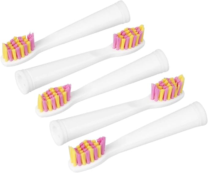 20pcs Toothbrush HeadCompatible for Seago SG610 SG908 SG917 910 507 515 949 958 Replacement Tooth Brush(Black)
