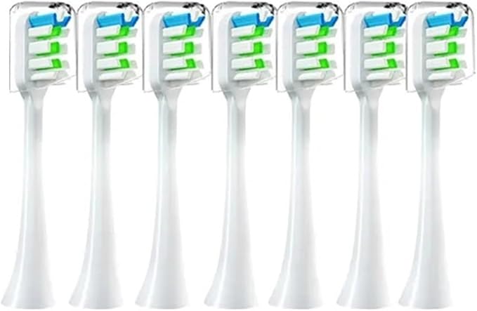 Compatible for 14pcs X3 X5 X3U X1 V1 V2 Head Replacement Heads Brush Soft Toothbrush Vacuum Bristle(14pcs White)