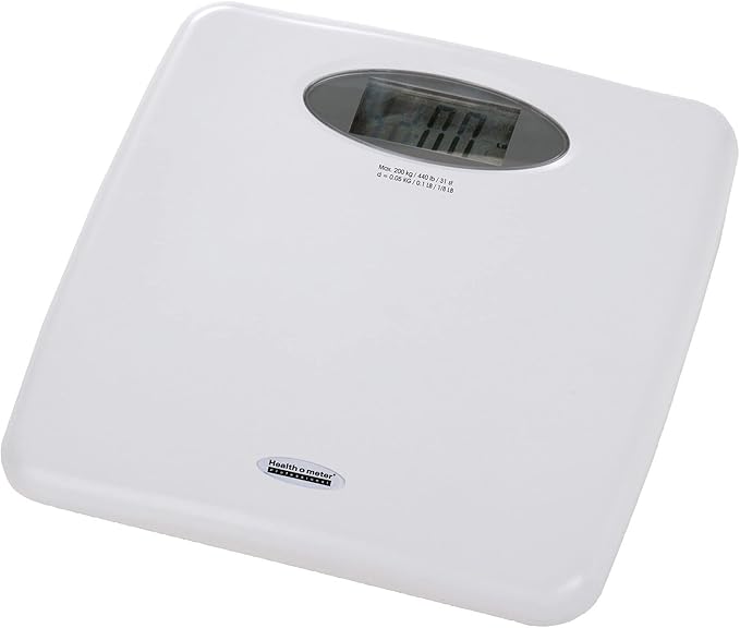 Health O Meter Digital Floor Scale 440 lbs. / 200 kg Capacity