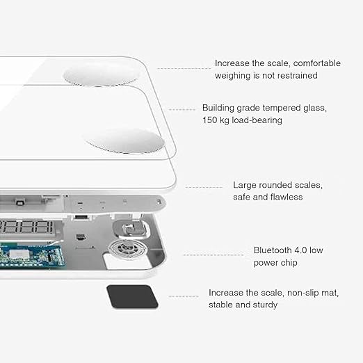 Digital Body Weight Bathroom Scale Weighing Scale LCD high-Definition Display Backlit ntelligent Sensor Switch Machine Convenient and Energy Saving