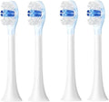Replacement Toothbrush Heads Compatible for X3U/X3pro/D2/D3S/D5 Sonic Electric Tooth(4 Clean White)