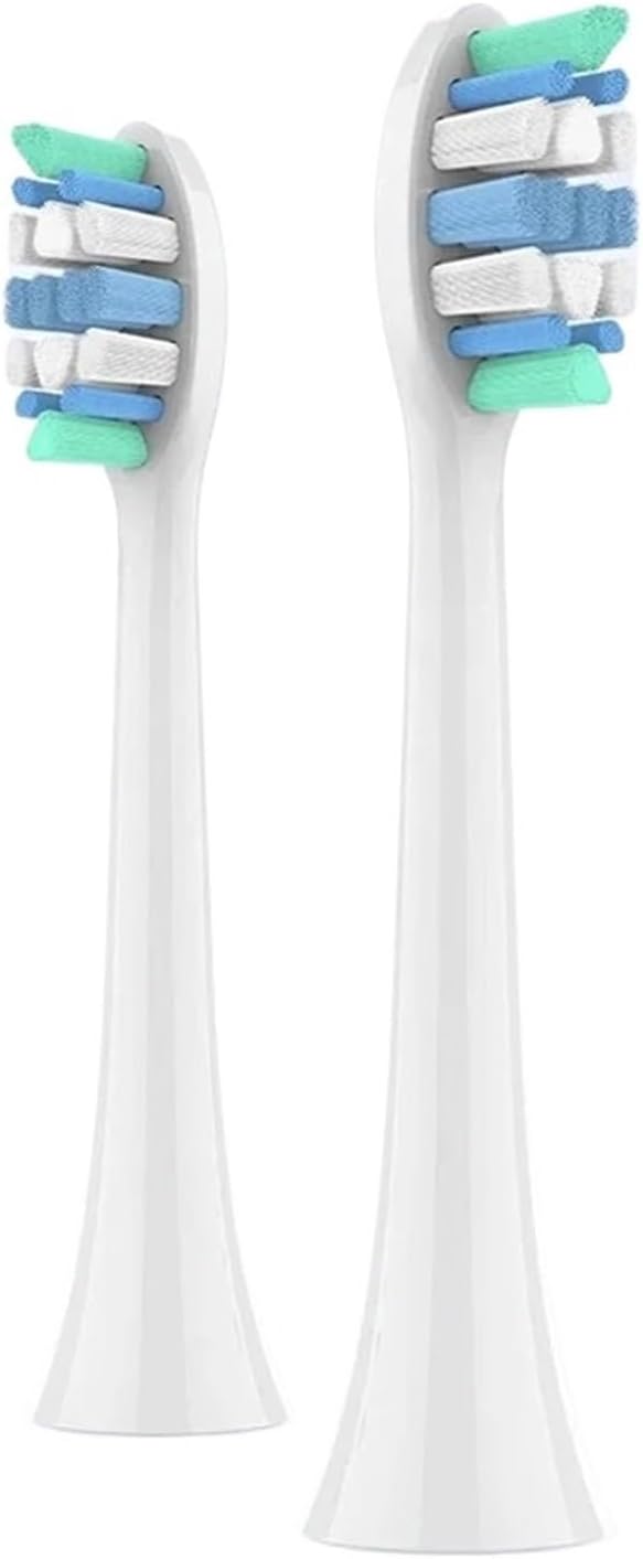 Compatible for Philips Sonicare Electric Toothbrush Replacement Heads Brush Head for 2100 4100 5100 6100 7300 9000(White-12 Pcs)
