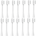 14 PCSCompatible for X3S Replacement Toothbrush Heads X3U/X3Pro/D2/ D3S/D5 Electric Tooth Brush Soft Bristle Nozzles(14 White- Soft)