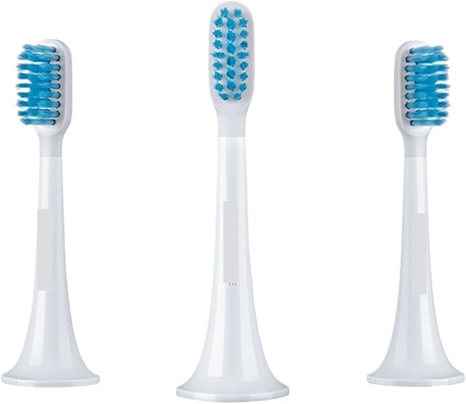 Compatibility for XIAOMI MIJIA Sonic Electric Toothbrush Head T100 T200 T200C T300 T301 T302 T500 T700 Replacement Heads(T200 T200C 6PCS)