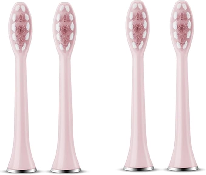 Compatible for SUBORT S7 Brush Heads Toothbrush Accessories Replacement(8 White Brush Head)