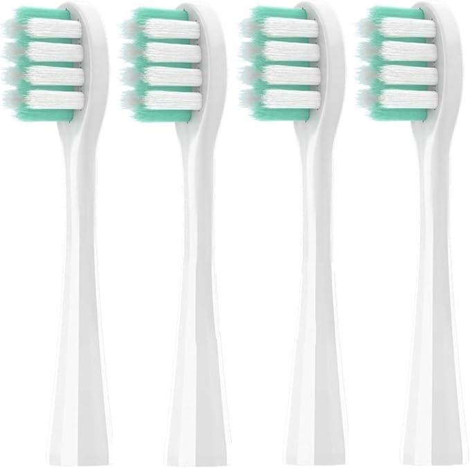 16Pcs Replacement Brush Heads Compatible for Toothbrush Head Deep Clean Type/Soft Bristle(Soft Hair White)