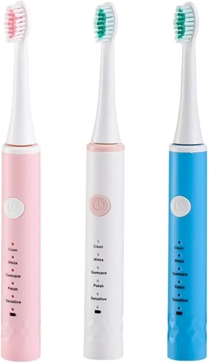 Replacement Toothbrush Heads Compatible for Jianpai 011 Sonic Electric Soft Bristles Nozzles(4PCS Pink)