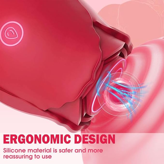 2026 Newly Portable Vibrating Massager -Clitioral Sucker Relaxes Muscles Viboators Toy 10 Modes Couples - for Body and Back Foot Silent Personal for Sports Massage Adult Tools Relaxation XJH-Red19