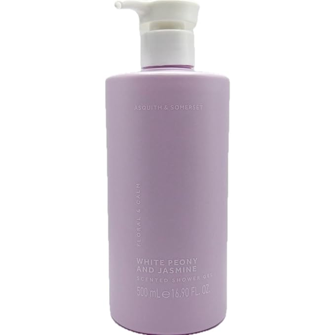 Asquith &amp Somerset White Peony and Jasmine Scented Shower Gel 16.90 Fl Oz 500ml