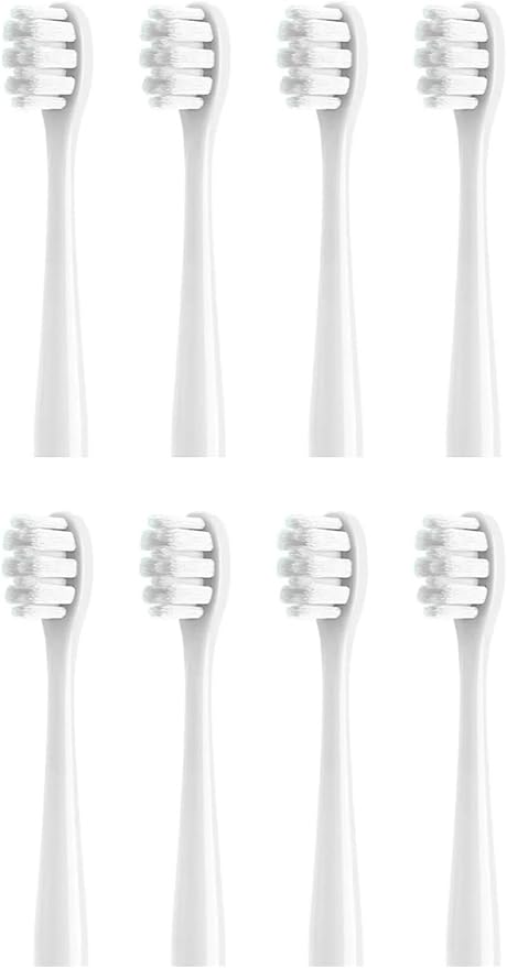Replacement Toothbrush Head Compatible for NX7000 Sonic Electric Soft Bristle Tooth Brush8 Pcs(8WHITE Sensitive)