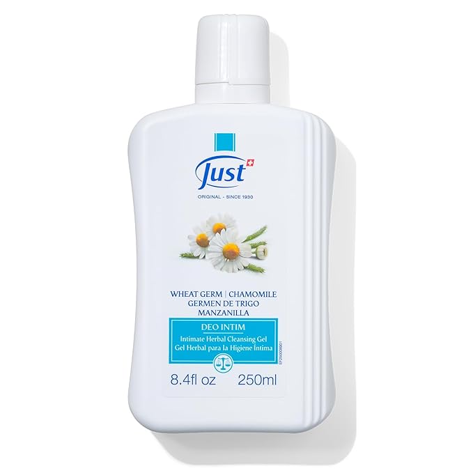 SwissJust Deo Intim Cleansing Gel 250ml. Feminine Wash Formulated with Rich Ingredients. A Delicate Cleansing Gel and pH Balancing Cleanser. Moisturizing Feminine Care &amp Gentle Wash