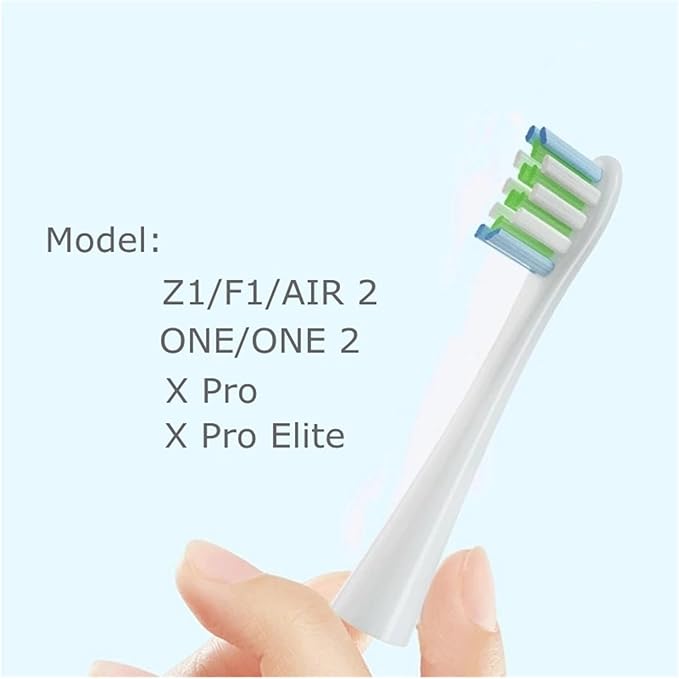 Replacemen Brush Heads Compatible for Flow/X Pro/F1/Z1/One/Air2 Electric Toothbrush(9 Grey)